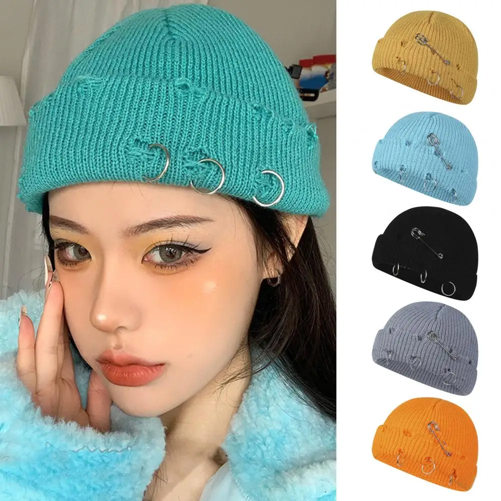 Popular Women Hat Solid Color Keep Warm Distressed Windproof Winter Female Knitted Cap
Popular Women Hat Solid Color Keep Warm Distressed Windproof Winter Female Knitted Cap