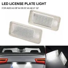 2Pcs No Error License Plate Light for Audi A3 A4 A6 A8 Q7 RS4 RS6 12V 6000K LED License Plate Frame Lamp Assembly Replacement
2Pcs No Error License Plate Light for Audi A3 A4 A6 A8 Q7 RS4 RS6 12V 6000K LED License Plate Frame Lamp Assembly Replacement