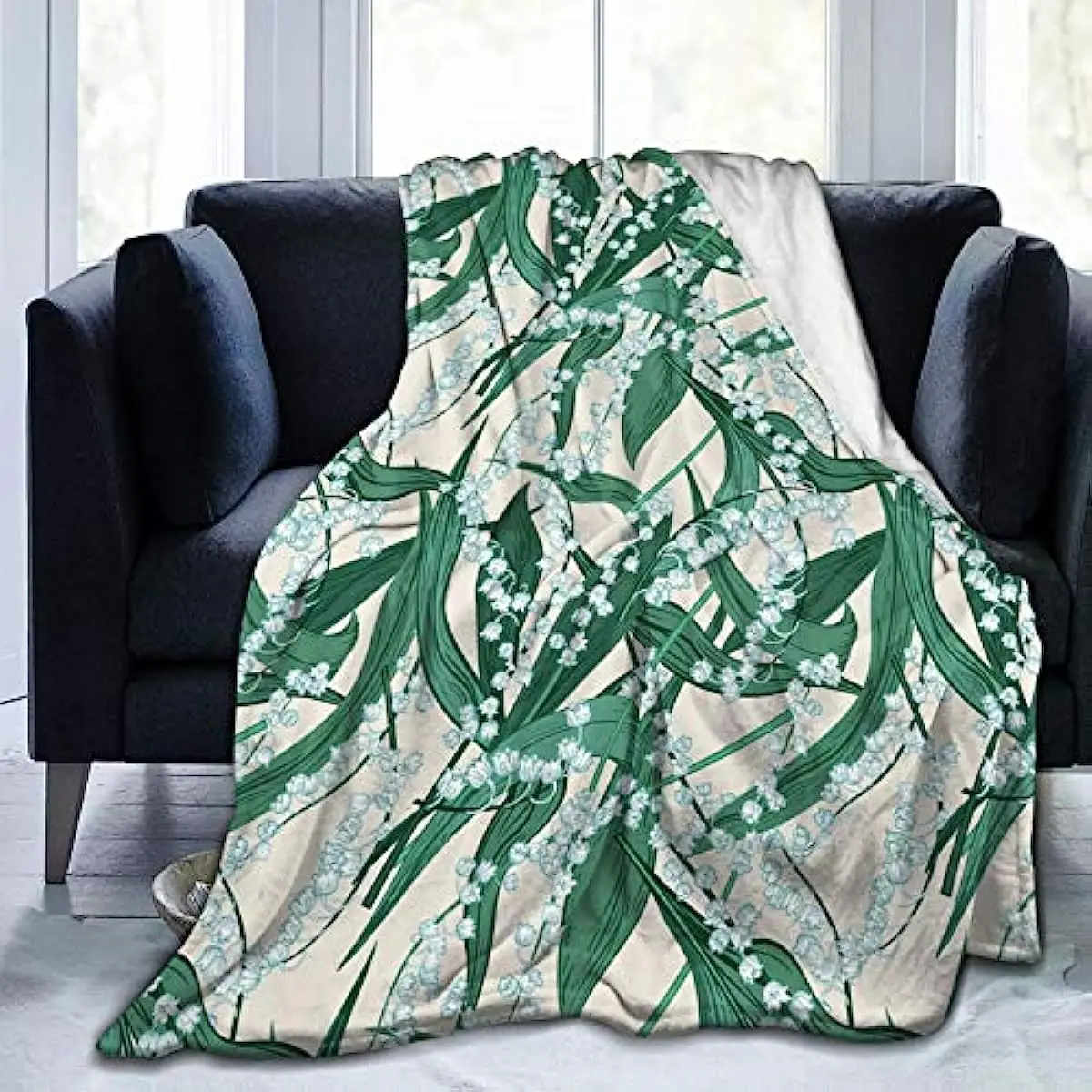 SaltaStore Lily of The Valley Soft Throw Blanket All Season Micro Warm Blankets Lightweight Tufted Fuzzy Flannel Fleece Blanket
SaltaStore Lily of The Valley Soft Throw Blanket All Season Micro Warm Blankets Lightweight Tufted Fuzzy Flannel Fleece Blanket