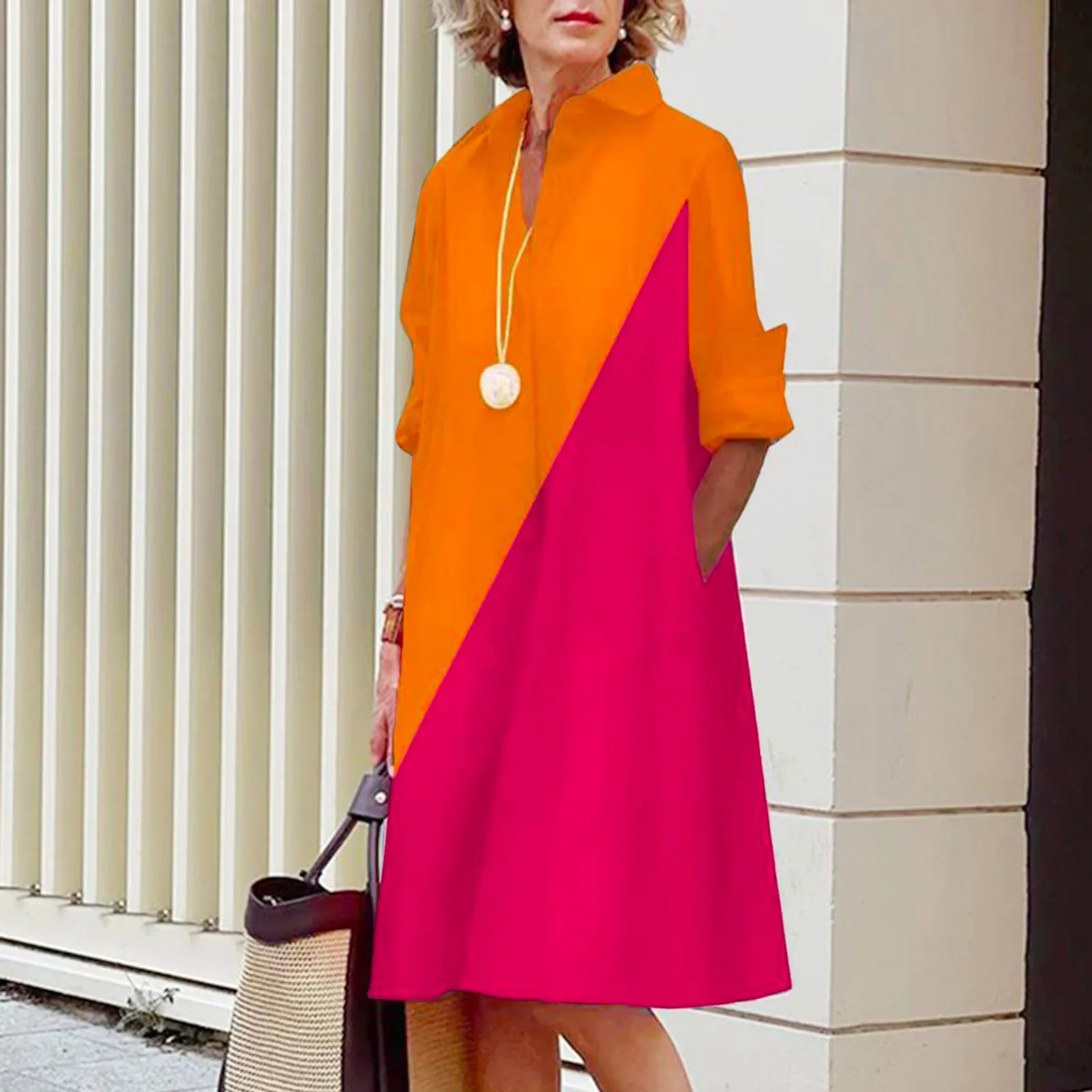2023 New Shirt Dress Women Bohemian Long Sleeve Printed Dress Sexy Boho Pocket V Neck Loose Dresses For Women Streetwear
2023 New Shirt Dress Women Bohemian Long Sleeve Printed Dress Sexy Boho Pocket V Neck Loose Dresses For Women Streetwear
