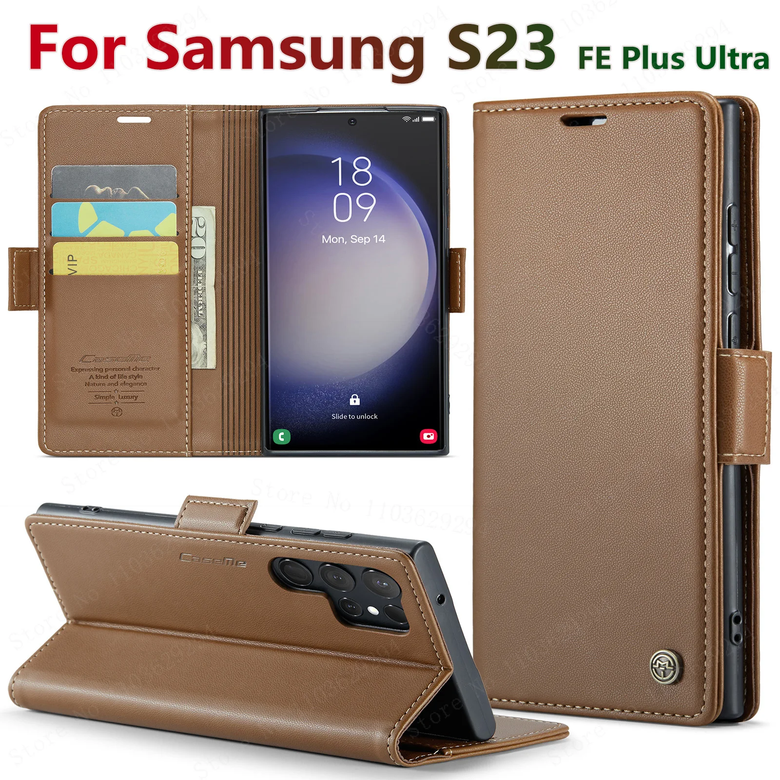 For Samsung Galaxy S23 Ultra case Samsung S23 cases Luxury leather Anti-shock Magsafe Card holder Wallet Phone case
For Samsung Galaxy S23 Ultra case Samsung S23 cases Luxury leather Anti-shock Magsafe Card holder Wallet Phone case
