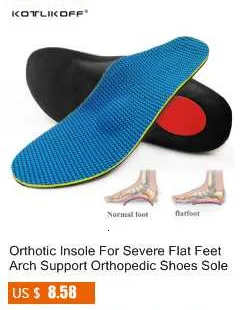 Skórzana ortopedyczna wkładka KOTLIKOFF do płaskostopia, dla sklepienia łukowego, O/X podkładki, poprawiająca ból pięty i podeszwę buta, 1 para - Wianko - 112