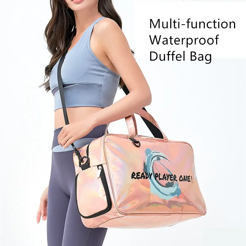Portable Travel Duffel Storage Bag Female Outdoor Waterproof Pvc Makeup Hand Held Sports and Fitness Clothing Organizer Pocket
Portable Travel Duffel Storage Bag Female Outdoor Waterproof Pvc Makeup Hand Held Sports and Fitness Clothing Organizer Pocket