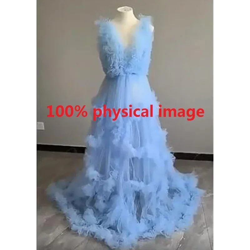 Ruffle Tulle Maternity Dress Prom Dresses for Pregnant Women Baby Shower Gowns Front Split Photo Shoot Robes
Ruffle Tulle Maternity Dress Prom Dresses for Pregnant Women Baby Shower Gowns Front Split Photo Shoot Robes