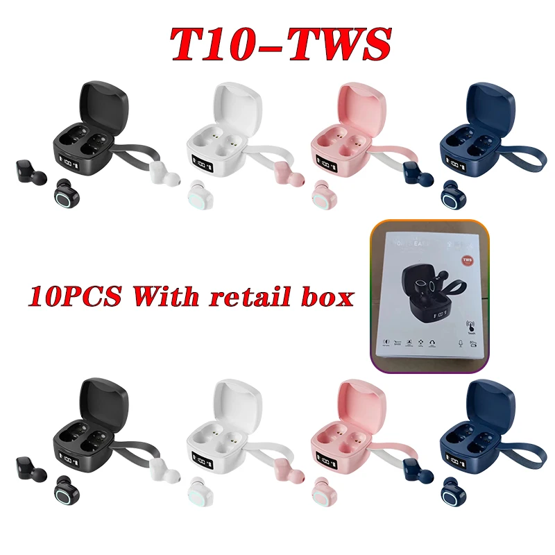 10PCS T10 TWS Bluetooth Headset Wireless Earphone Headphone LED Earbuds Smart V5.3 Display Sport Waterproof Wholesale PK E7S
10PCS T10 TWS Bluetooth Headset Wireless Earphone Headphone LED Earbuds Smart V5.3 Display Sport Waterproof Wholesale PK E7S