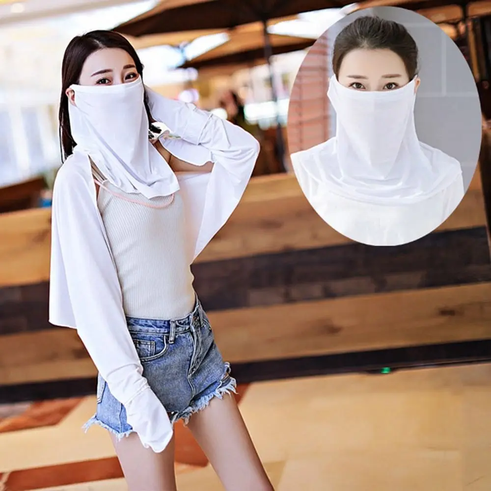 Женский эластичный шарф-маска из вискозы, с защитой от УФ-лучей
Женский эластичный шарф-маска из вискозы, с защитой от УФ-лучей