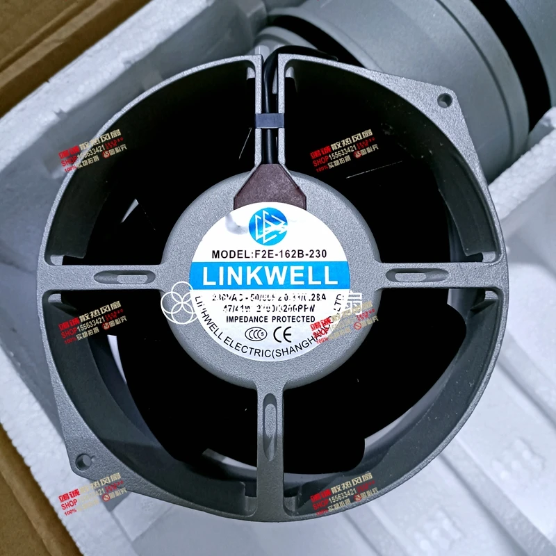 LINKWELL F2E-162B-230 AC 230 0.25A 170x170x55 мм 2-проводной Вентилятор охлаждения сервера
LINKWELL F2E-162B-230 AC 230 0.25A 170x170x55 мм 2-проводной Вентилятор охлаждения сервера