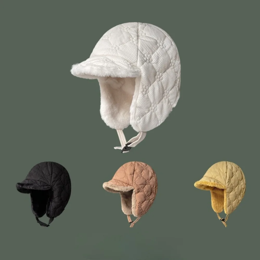 Thickened Bomber Hat New Ear Protection Cold Proof Flying Hats Plush Windproof Pilot Hat Ladies
Thickened Bomber Hat New Ear Protection Cold Proof Flying Hats Plush Windproof Pilot Hat Ladies