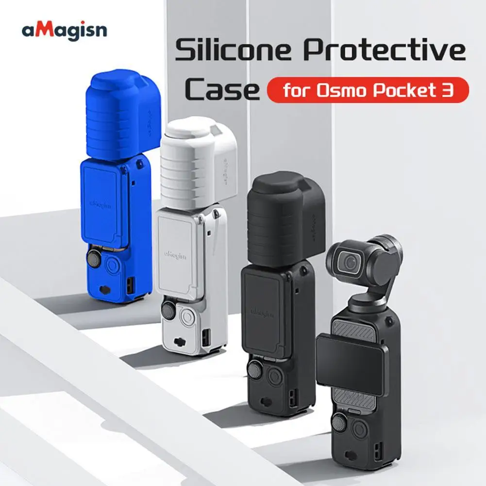 Аксессуары для камеры amagis для dji Osmo Pocket 3 силиконовый защитный чехол с поворотным механизмом защитный чехол для спортивной камеры
Аксессуары для камеры amagis для dji Osmo Pocket 3 силиконовый защитный чехол с поворотным механизмом защитный чехол для спортивной камеры
