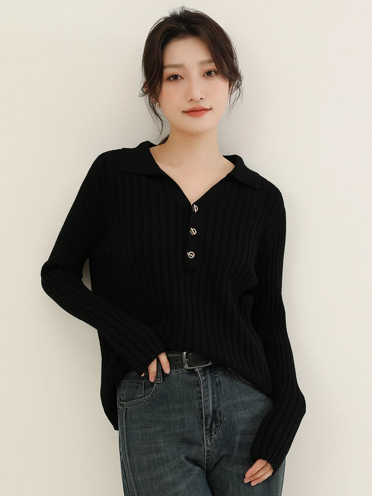 HCXR Women Sweaters 2023 Winter Elegant Solid Basic Knitted Shirt Polo Neck Long Sleeve Casual Slim Simple Cozy Pullover Top
HCXR Women Sweaters 2023 Winter Elegant Solid Basic Knitted Shirt Polo Neck Long Sleeve Casual Slim Simple Cozy Pullover Top