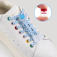 1 Pair Elastic Shoelaces Without Ties Quick Put On And Take Off Lazy Shoe Laces Round Push Spring Lock Shoe Accessories Shoelace
1 Pair Elastic Shoelaces Without Ties Quick Put On And Take Off Lazy Shoe Laces Round Push Spring Lock Shoe Accessories Shoelace