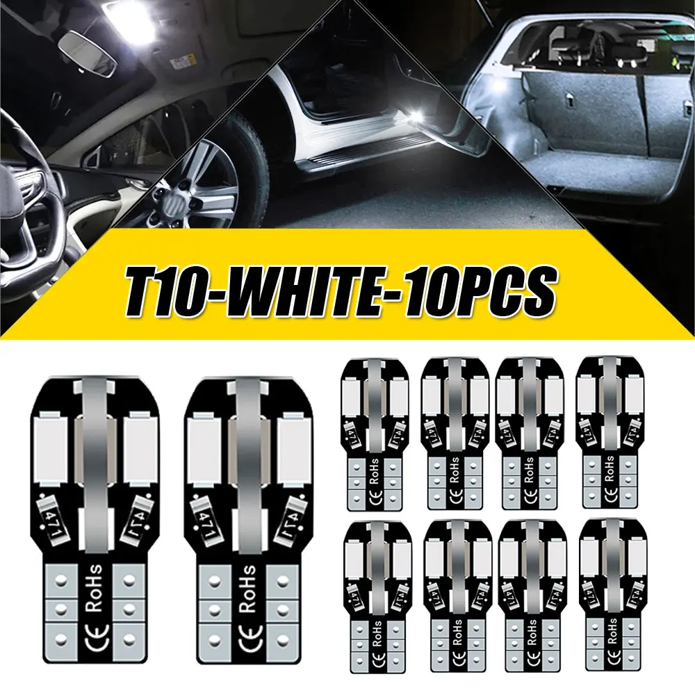 Универсальная автомобильная лампа 10x, белая, ледяная, синяя, красная, внутренняя карта, купольная лампа, габаритные огни, автомобильная внутренняя карта, купольная лампа
Универсальная автомобильная лампа 10x, белая, ледяная, синяя, красная, внутренняя карта, купольная лампа, габаритные огни, автомобильная внутренняя карта, купольная лампа