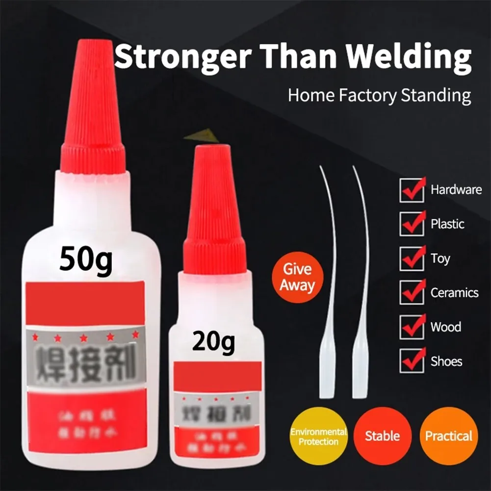 20/50g Welding Glue Welding Glue Plastic Wood Metal Rubber Tire Repair Glue Soldering Agent Power Glue
20/50g Welding Glue Welding Glue Plastic Wood Metal Rubber Tire Repair Glue Soldering Agent Power Glue