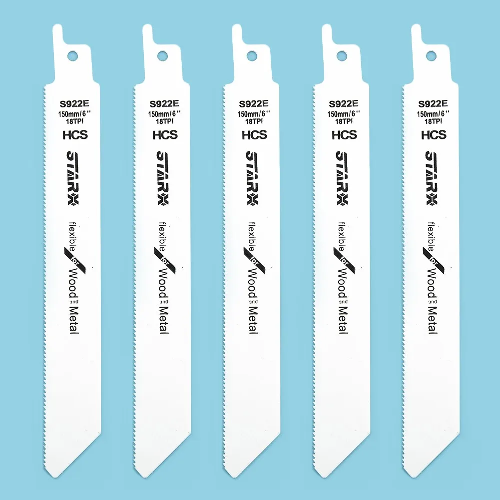 Saw Blades Cutting Sabrely Metal Cutting Sabrely 5x Metal Metal Wood Reciprocating 5pcs 150mm S922 Woodworking
Saw Blades Cutting Sabrely Metal Cutting Sabrely 5x Metal Metal Wood Reciprocating 5pcs 150mm S922 Woodworking