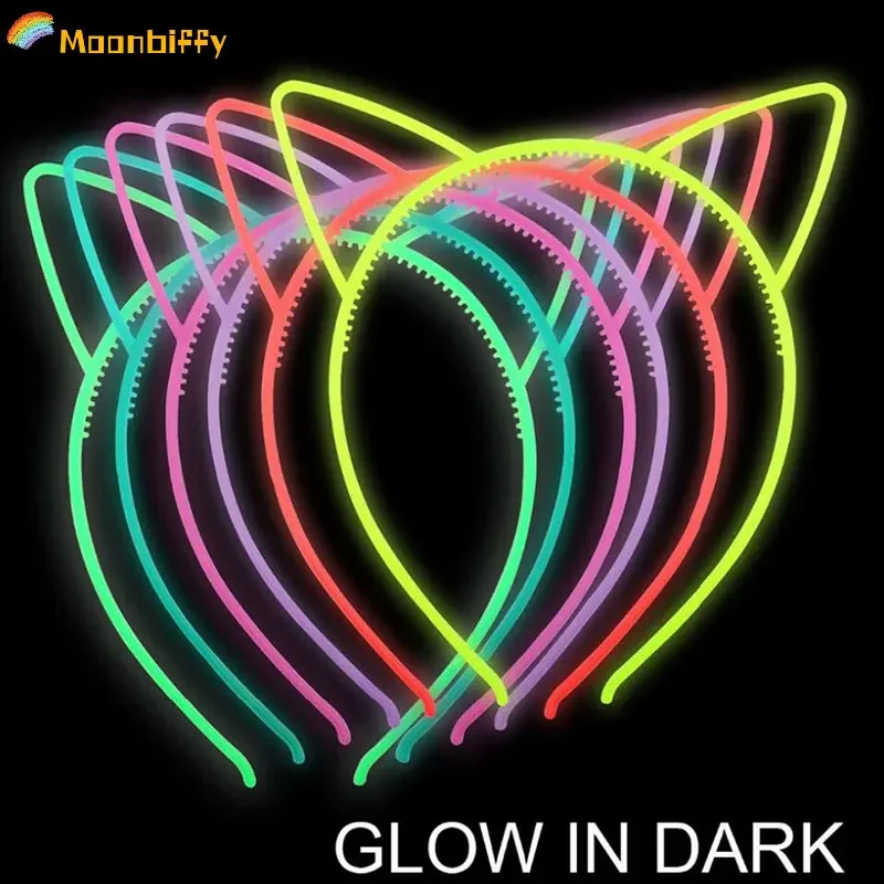 5pcs Luminous Cat Ear Headband Fluorescent Hair band Glow in the Dark For Kids Girls Birthday Wedding Party Decorations
5pcs Luminous Cat Ear Headband Fluorescent Hair band Glow in the Dark For Kids Girls Birthday Wedding Party Decorations