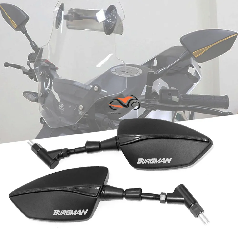 For SUZUKI BURGMAN AN125 AN250 AN400 AN650 AN 650 Burgman 400 650 125 200 Motorcycle Adjustabale Side Rearview Mirrors Rearview
For SUZUKI BURGMAN AN125 AN250 AN400 AN650 AN 650 Burgman 400 650 125 200 Motorcycle Adjustabale Side Rearview Mirrors Rearview