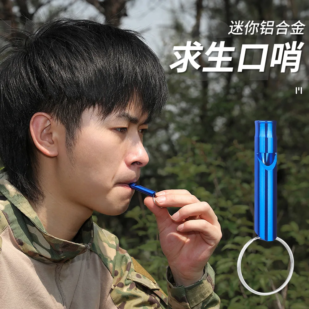 1pcs Multifunctional Aluminum Emergency Survival Whistle Keychain For Camping Hiking Outdoor Tools Training whistle
1pcs Multifunctional Aluminum Emergency Survival Whistle Keychain For Camping Hiking Outdoor Tools Training whistle
