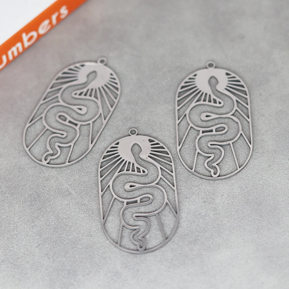3pcs/Lot Stainless Steel Sun Snake Pendant Accessories Findings For Fashion Jewelry Making DIY Handmade Craft Gift
3pcs/Lot Stainless Steel Sun Snake Pendant Accessories Findings For Fashion Jewelry Making DIY Handmade Craft Gift