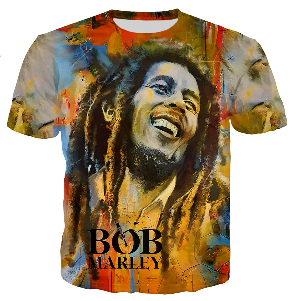 Bob Marley 3D Printed T-shirt Men Women Fashion Casual Harajuku Style T Shirt Unisex Hip Hop Streetwear Oversized Tops Tees
Bob Marley 3D Printed T-shirt Men Women Fashion Casual Harajuku Style T Shirt Unisex Hip Hop Streetwear Oversized Tops Tees