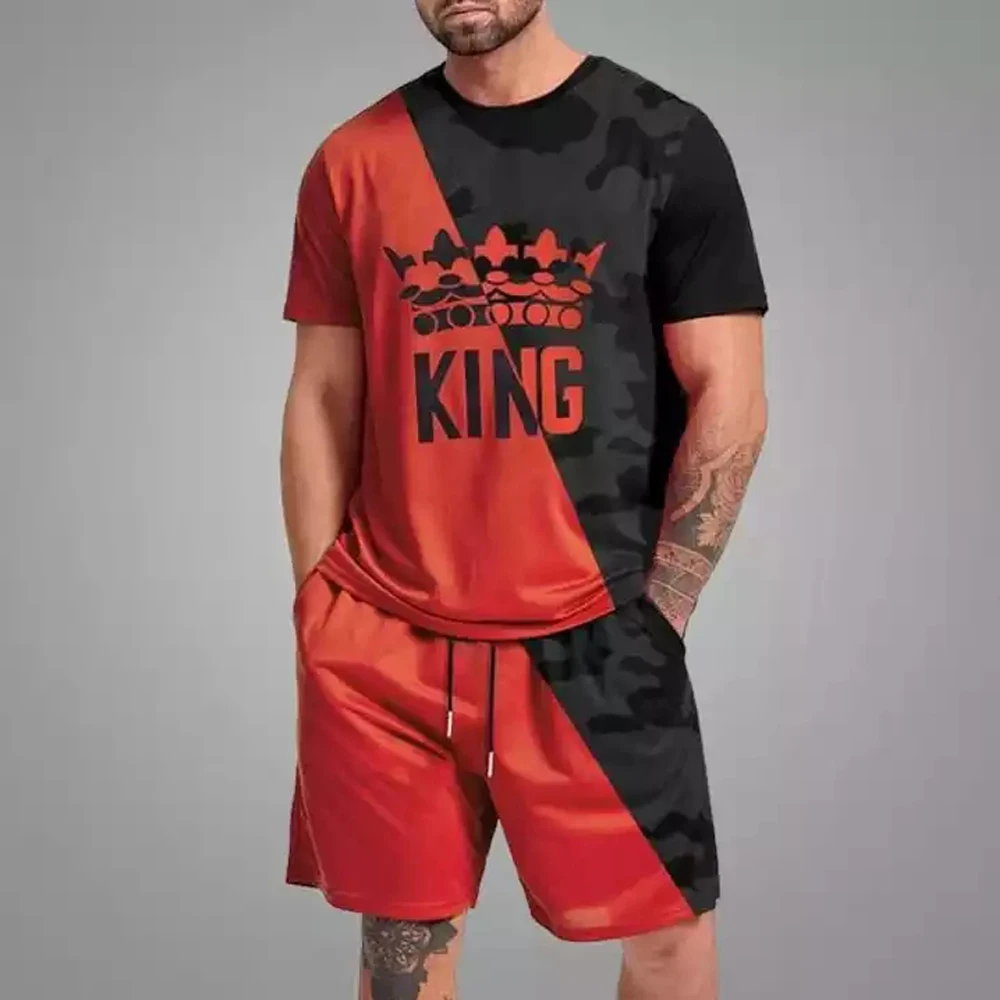 Color Block Tracksuit Men Letter Graphic Shorts Pants With Pockets Casual Suit Set Football 
Color Block Tracksuit Men Letter Graphic Shorts Pants With Pockets Casual Suit Set Football