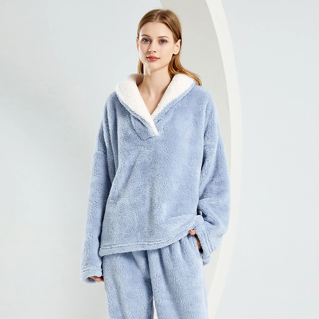 Soft And Durable Coral Fleece Pajamas For Women To Warm Easy To Clean And Maintain Versatile
Soft And Durable Coral Fleece Pajamas For Women To Warm Easy To Clean And Maintain Versatile