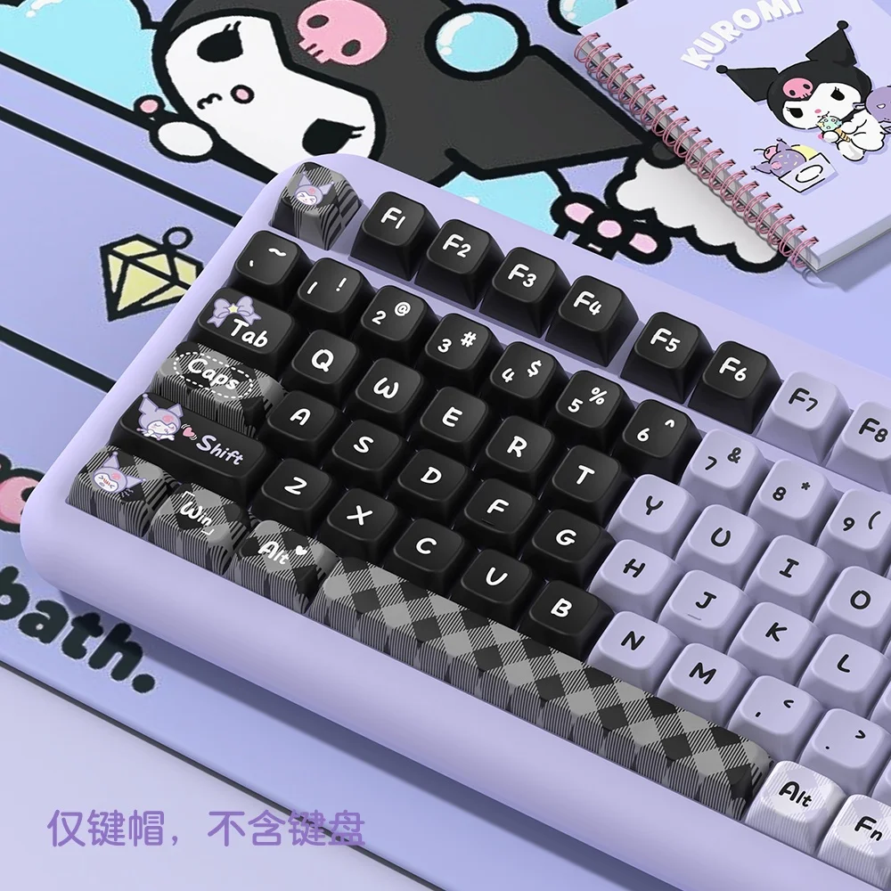 Anime Purple Keycap Set Cute Black Keycaps 138/158 Key MDA Profile Alice 80 Split Space Mechanical Keyboard Keycap
Anime Purple Keycap Set Cute Black Keycaps 138/158 Key MDA Profile Alice 80 Split Space Mechanical Keyboard Keycap