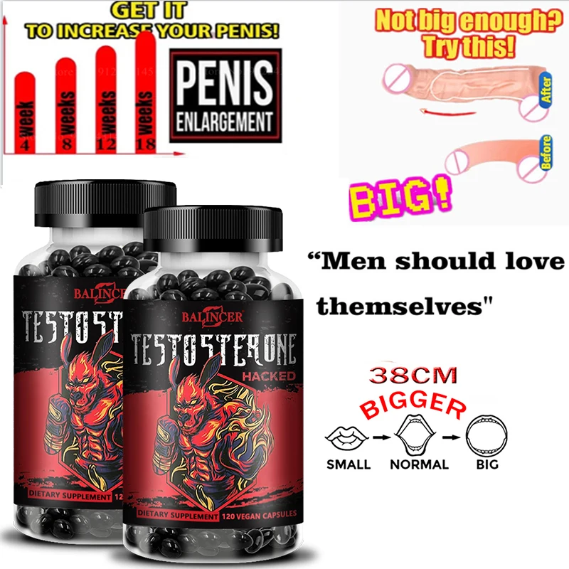 

Best Male Enlargement Capsules, Energy Booster, Size and Stamina, Boost Stamina, Maca, American Ginseng, Testosterone Booster