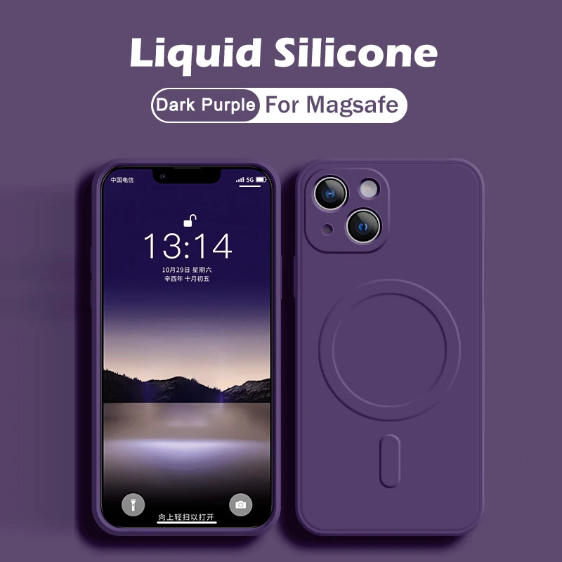 TAD Liquid Silicone Protection Case For Apple iPhone 14 11 12 13 14 Pro Max Mini XS Max X XR 8 7 Plus Magnetic Cover Accessories
TAD Liquid Silicone Protection Case For Apple iPhone 14 11 12 13 14 Pro Max Mini XS Max X XR 8 7 Plus Magnetic Cover Accessories