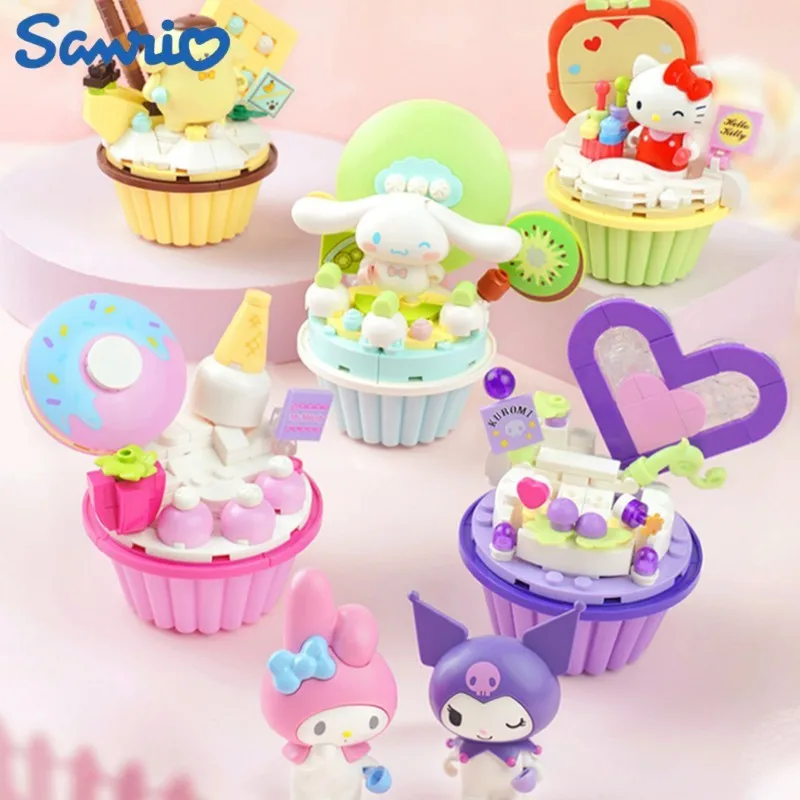 Sanrio 5 шт. кавайная Подлинная Hello Kitty маленькая серия тортов, сборные строительные игрушки, мультяшный аниме Kuromi пазл, подарок
Sanrio 5 шт. кавайная Подлинная Hello Kitty маленькая серия тортов, сборные строительные игрушки, мультяшный аниме Kuromi пазл, подарок
