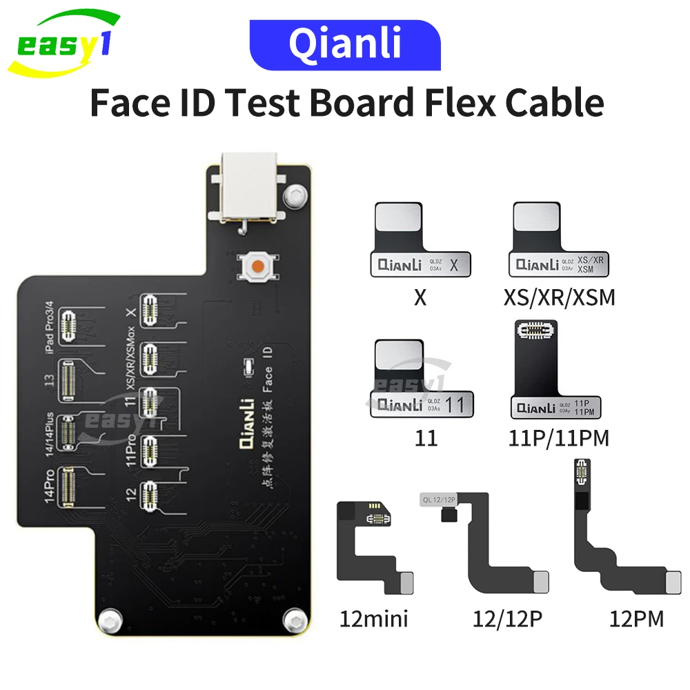QianLi Dot Matrix Flex Face ID Cable For iPhone X-13 Series Dot Projector Read Write Data No Disassembly Repair Tools
QianLi Dot Matrix Flex Face ID Cable For iPhone X-13 Series Dot Projector Read Write Data No Disassembly Repair Tools