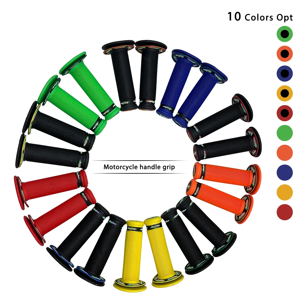 New Rubber Motorcycle Grip Handle Bar For KTM Suzuki Honda Yamaha Motocross Hand Grips Moto Handlebar Scooter Accessories
New Rubber Motorcycle Grip Handle Bar For KTM Suzuki Honda Yamaha Motocross Hand Grips Moto Handlebar Scooter Accessories