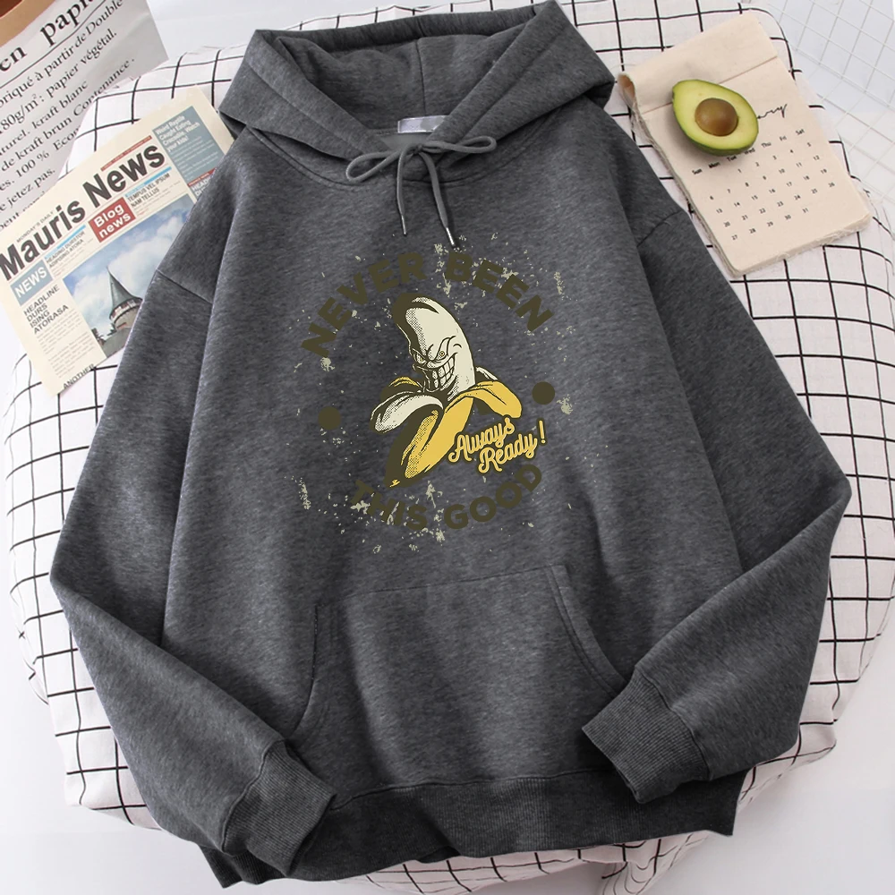 

Never Been Always Ready This Good Printing Hoodies Mens Funny Pocket Sweatshirt Novelty Warm Tops Soft Fleece Hoodie For Men