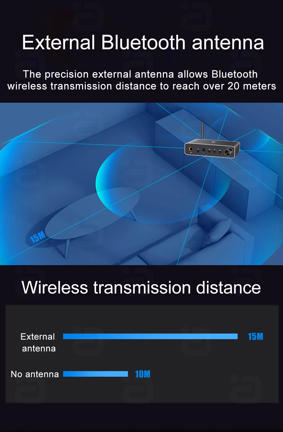 Shop Generic Bluetooth 5.3 Receiver nsmitter Coaxial Optical Byp Dial