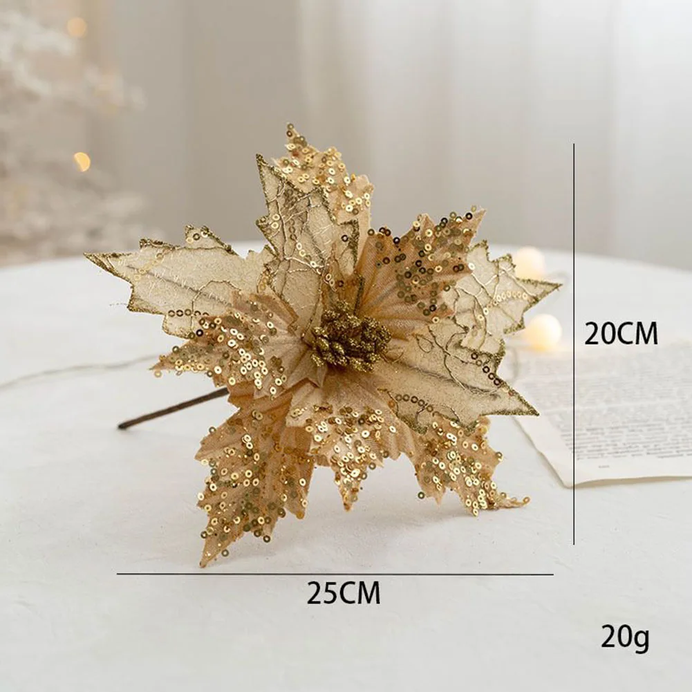 Bling Flowers Brand New Durable Christmas Flower Decoration 25*20cm Bling Flowers Brand New Cloth+Plastic Durable
Bling Flowers Brand New Durable Christmas Flower Decoration 25*20cm Bling Flowers Brand New Cloth+Plastic Durable
