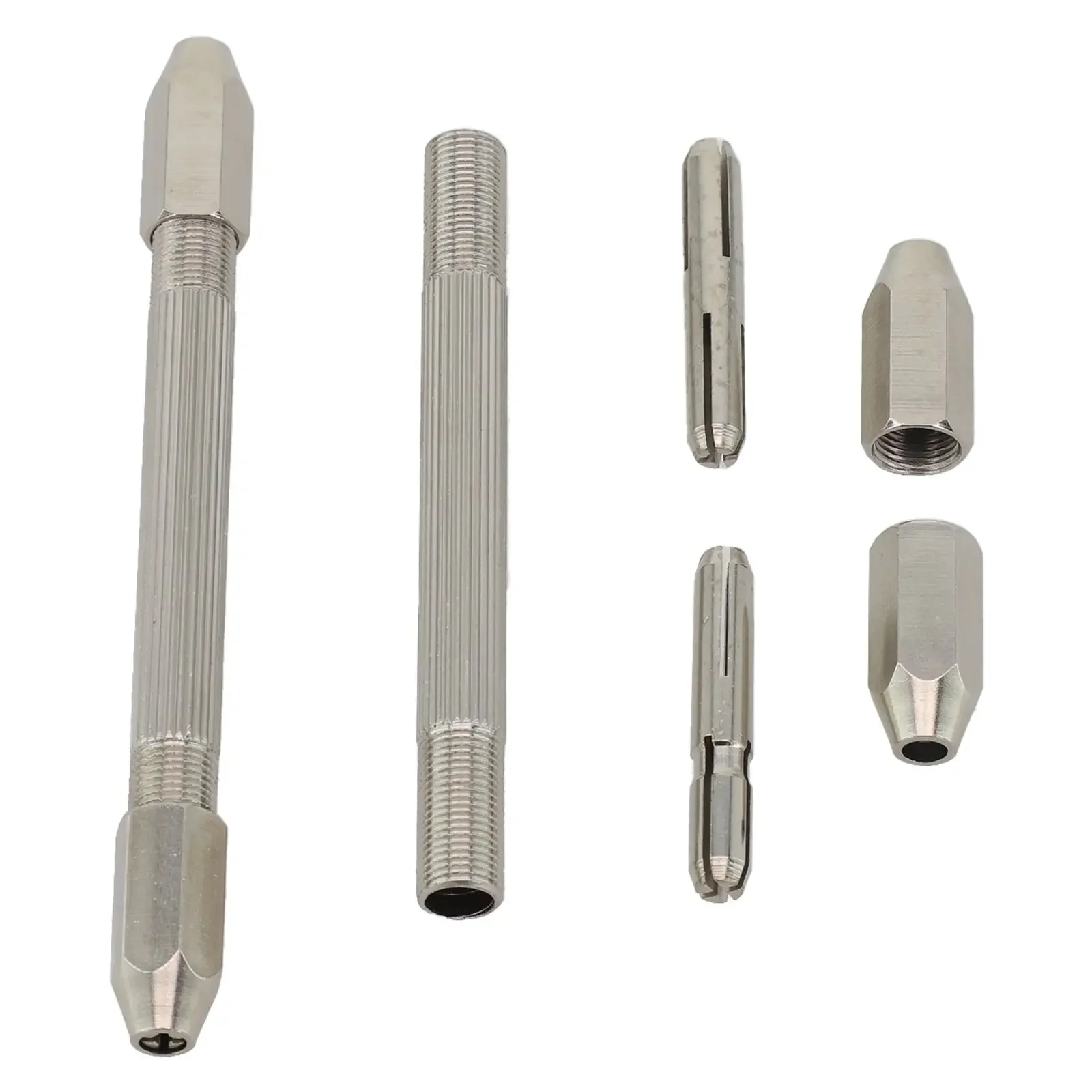 2pcs Silver Hex Vise Wire Tools Double Head Manual Braided Drill For Clock Repair Watch Steel Round Cap Punch Pin Repair Kit
2pcs Silver Hex Vise Wire Tools Double Head Manual Braided Drill For Clock Repair Watch Steel Round Cap Punch Pin Repair Kit