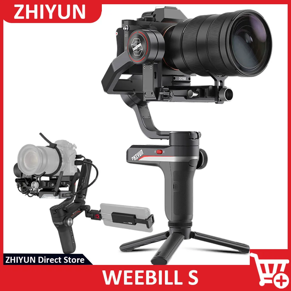 ZHIYUN WEEBILL S 3-Axis Handheld Camera Gimbal Stabilizer for Film Shooting Live Streaming Interview Recording for DSLR
ZHIYUN WEEBILL S 3-Axis Handheld Camera Gimbal Stabilizer for Film Shooting Live Streaming Interview Recording for DSLR