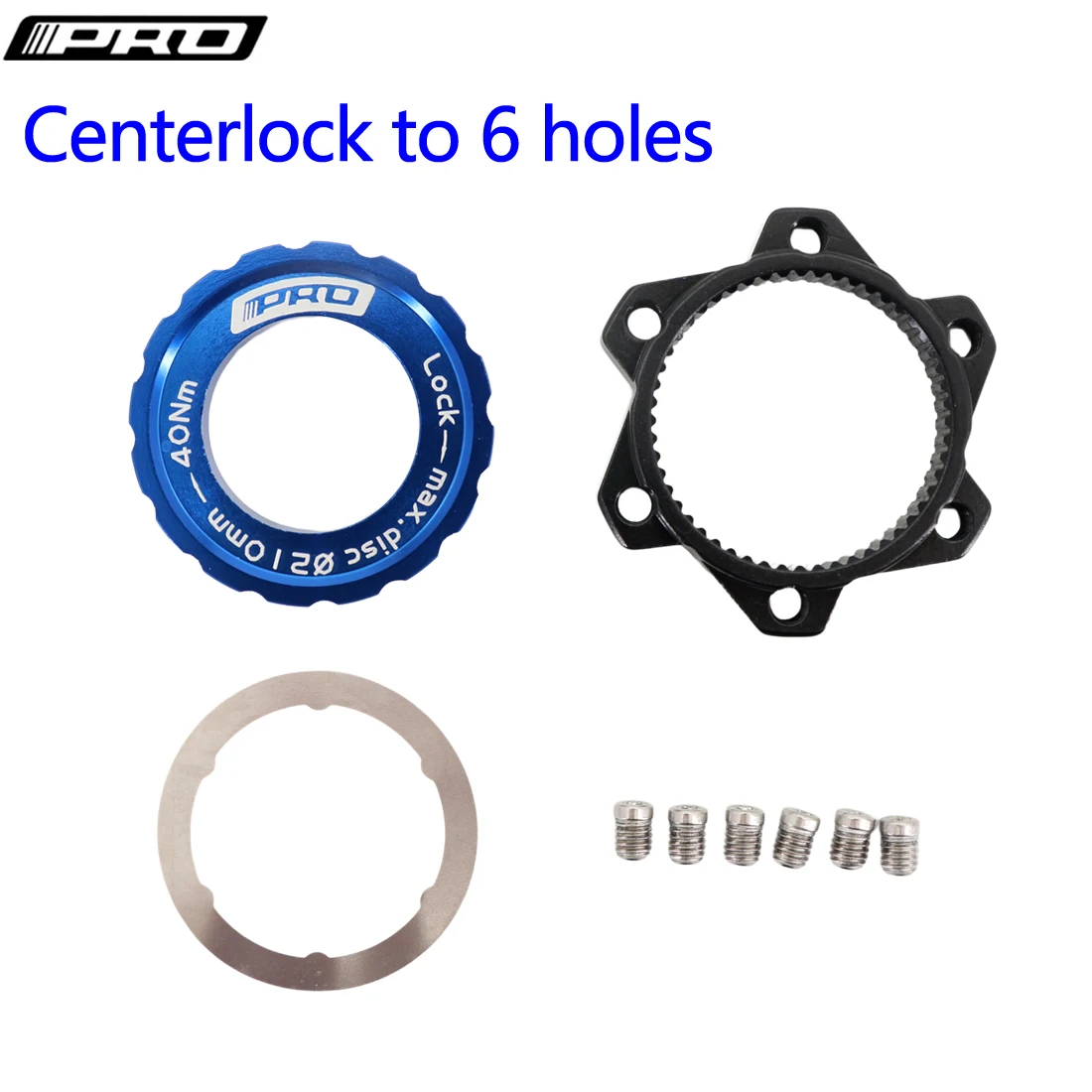 IIIPRO Centerlock to 6 holes Rotor Adapter with Lockring Bike Adapter for Centerlock Convert to 6 Bolts Rotor Disc MTB Road Bike
IIIPRO Centerlock to 6 holes Rotor Adapter with Lockring Bike Adapter for Centerlock Convert to 6 Bolts Rotor Disc MTB Road Bike