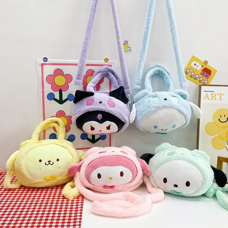 Новая детская мультяшная плюшевая милая сумка через плечо Sanrio My Melody аниме Cinnamoroll вместительная сумка для хранения
Новая детская мультяшная плюшевая милая сумка через плечо Sanrio My Melody аниме Cinnamoroll вместительная сумка для хранения