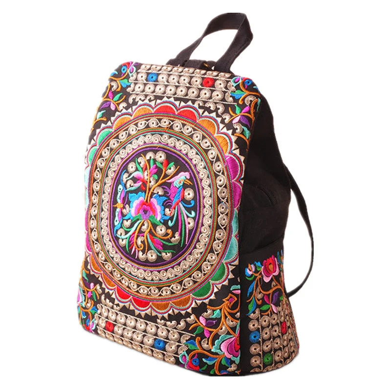 Vintage Artistic Embroidered Women Canvas Backpacks Handmade Floral Embroidery Rucksack Schoolbag Denim Travel Bags
Vintage Artistic Embroidered Women Canvas Backpacks Handmade Floral Embroidery Rucksack Schoolbag Denim Travel Bags
