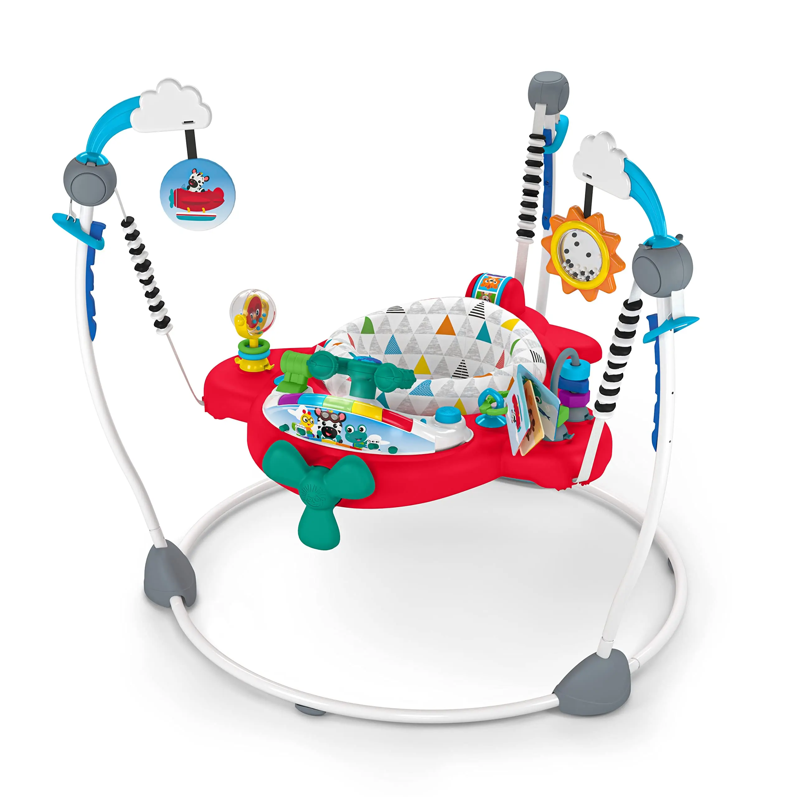 

Ocean Explorers Airplane Adventure 2-in-1 Interactive Activity Jumper with Lights Ages 6 months +, Max weight 25 lbs.