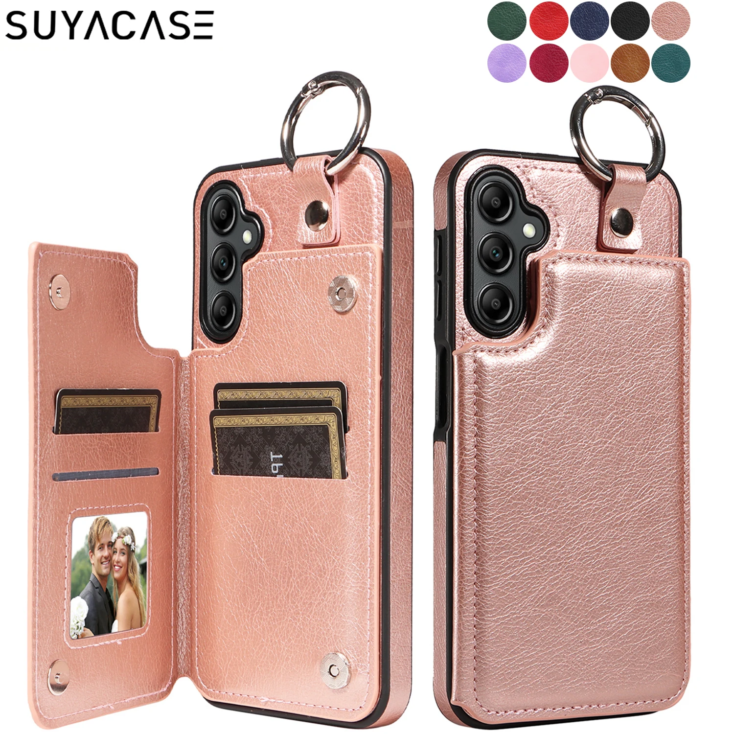 Leather Card Slots Case For Samsung Galaxy A54 A34 A24 A14 A73 A53 A33 A23 A13 A72 A52 S A32 A22 A12 Wallet Magnetic Phone Cover
Leather Card Slots Case For Samsung Galaxy A54 A34 A24 A14 A73 A53 A33 A23 A13 A72 A52 S A32 A22 A12 Wallet Magnetic Phone Cover