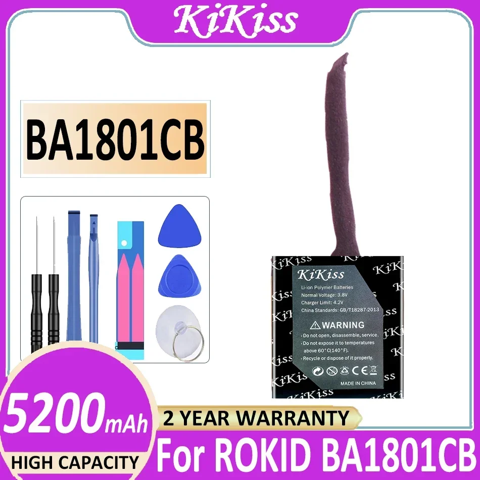 

KiKiss Battery 5200mAh For ROKID BA1801CB Digital Bateria