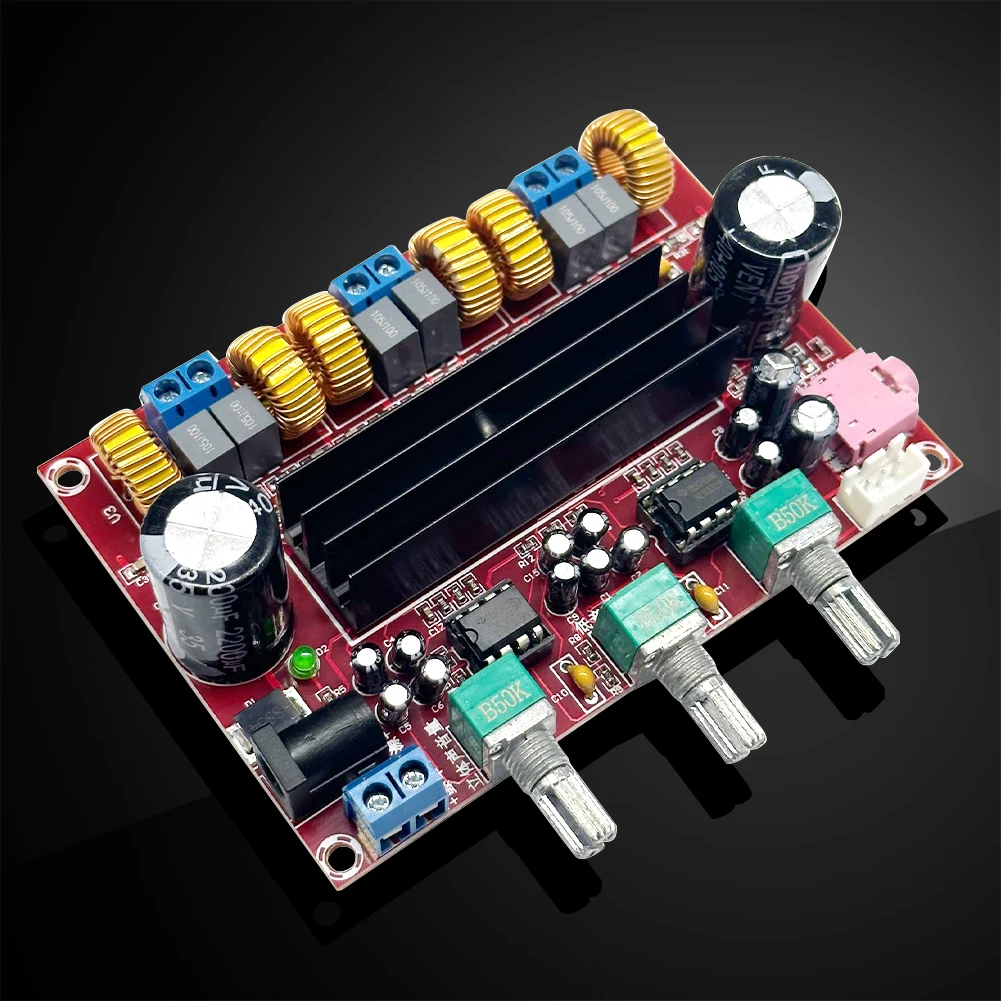 XH-M139 2x50W Power Amplifier Board Module TPA3116D2 2.1 Channel Digital Subwoofer Amplifier DC 12-24V 3 Sound Channels Board
XH-M139 2x50W Power Amplifier Board Module TPA3116D2 2.1 Channel Digital Subwoofer Amplifier DC 12-24V 3 Sound Channels Board