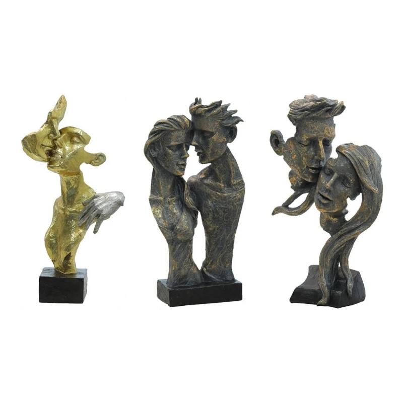 Modern Home Decor Wrought Resin Statue Bookshelf Office Couple Ornaments Nordic Style Couple Decoration Photo Props 
Modern Home Decor Wrought Resin Statue Bookshelf Office Couple Ornaments Nordic Style Couple Decoration Photo Props