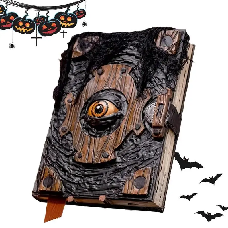 Halloween Spell Book Decoration Resin Decorative Spooky Prop Book Black Spell Book For Home Room Decor Holiday Decor Witch
Halloween Spell Book Decoration Resin Decorative Spooky Prop Book Black Spell Book For Home Room Decor Holiday Decor Witch