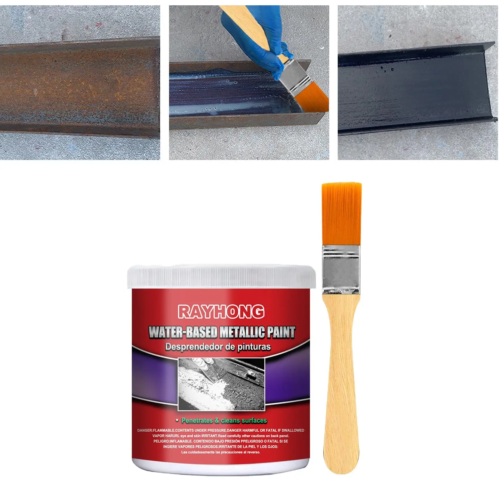 100G Rust Cleaner Water based Metal Rust Remover paint Chassis Derusting Rust Converter for Car Chassis Railings Aviation
100G Rust Cleaner Water based Metal Rust Remover paint Chassis Derusting Rust Converter for Car Chassis Railings Aviation