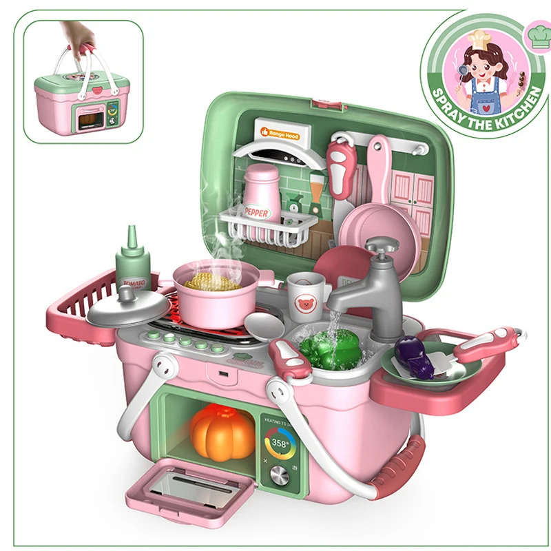 2in1 Pretend Play Kitchen Toys Simulation Barbecue Cooking Food Girls Make up Doctor Toy Repair Tool Toy Real Playing Toy
2in1 Pretend Play Kitchen Toys Simulation Barbecue Cooking Food Girls Make up Doctor Toy Repair Tool Toy Real Playing Toy