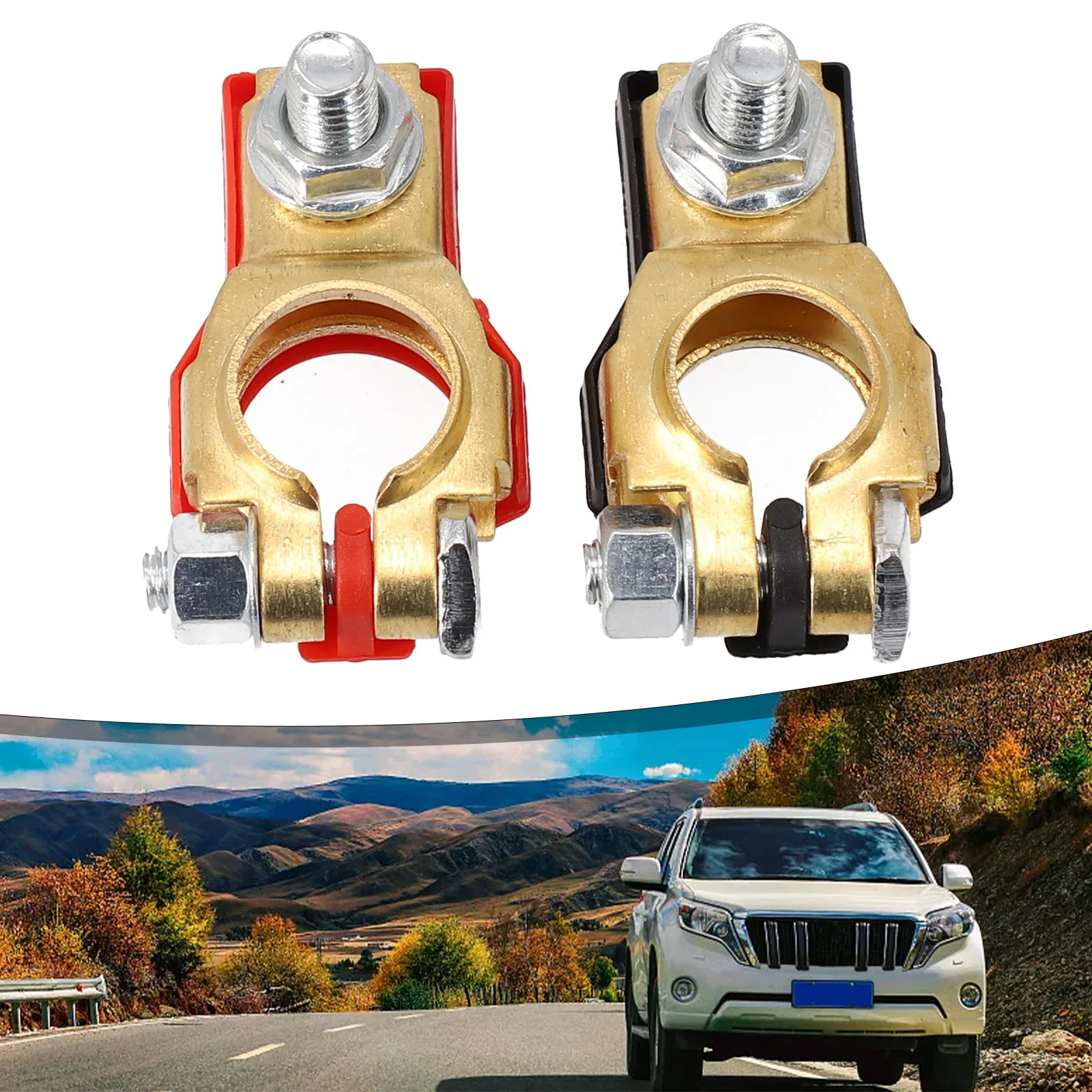 2Pcs Automotive Battery Terminal Wire Clamp Clip Connector For Car Caravan Boat For Car Caravan Boat 12V 24V
2Pcs Automotive Battery Terminal Wire Clamp Clip Connector For Car Caravan Boat For Car Caravan Boat 12V 24V