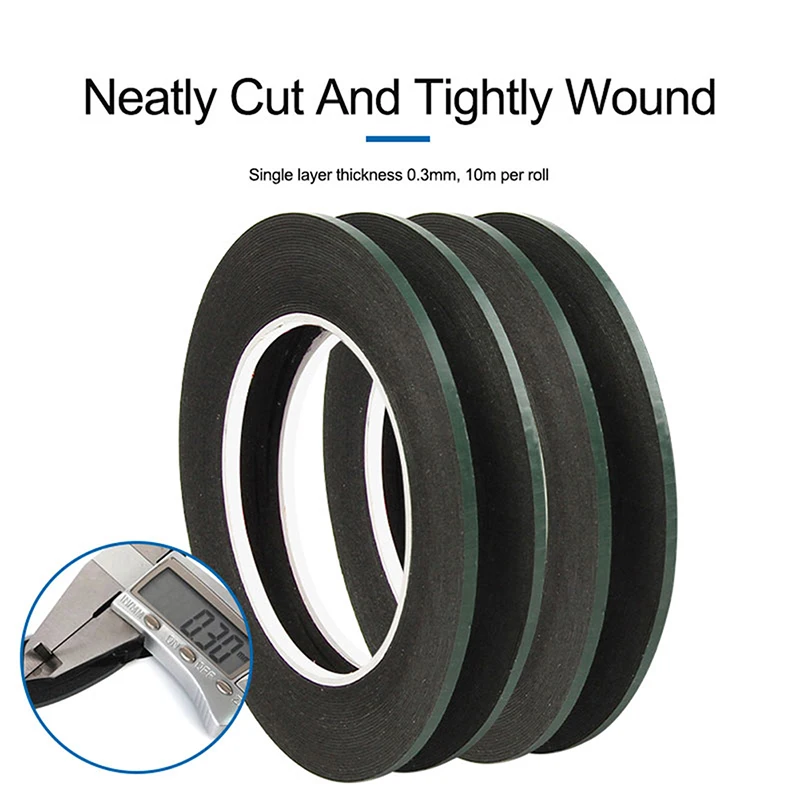 4/6/8/10pcs Double-sided Tape 3mm Mobile Phone Repair Screen Border Glue Filter Green Membrane Foam Tape for Mobile Phone Tablet
4/6/8/10pcs Double-sided Tape 3mm Mobile Phone Repair Screen Border Glue Filter Green Membrane Foam Tape for Mobile Phone Tablet