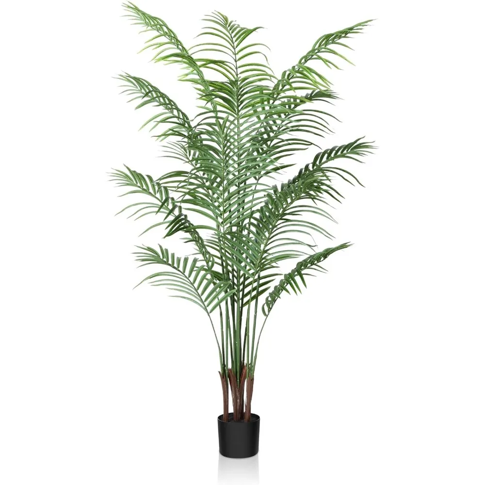 CROSOFMI Artificial Areca Palm Plant 5.5 Feet Fake Palm Tree with 15 Leaves Faux Yellow Palm in Pot for Indoor Outdoor House
CROSOFMI Artificial Areca Palm Plant 5.5 Feet Fake Palm Tree with 15 Leaves Faux Yellow Palm in Pot for Indoor Outdoor House